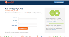 Desktop Screenshot of familyhappy.com