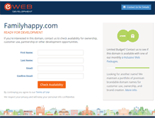 Tablet Screenshot of familyhappy.com